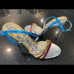 Gently used Gucci Haines Sequin Sandal Heels